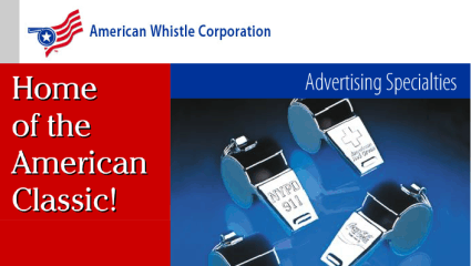 eshop at American Whistle 's web store for American Made products