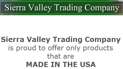 eshop at Sierra Valley Trading 's web store for American Made products