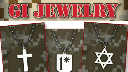 eshop at  GI Jewelry's web store for American Made products
