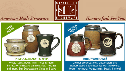 eshop at Sunset Hill Stoneware's web store for Made in the USA products